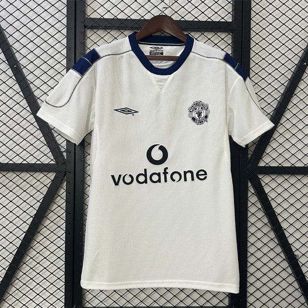 Tailandia Camiseta Manchester United Replica Segunda Ropa Retro 2000 2001